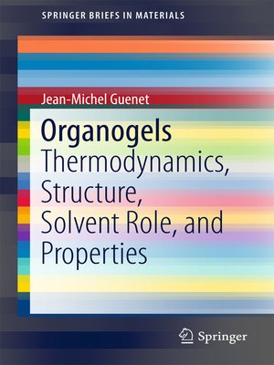 cover image of Organogels